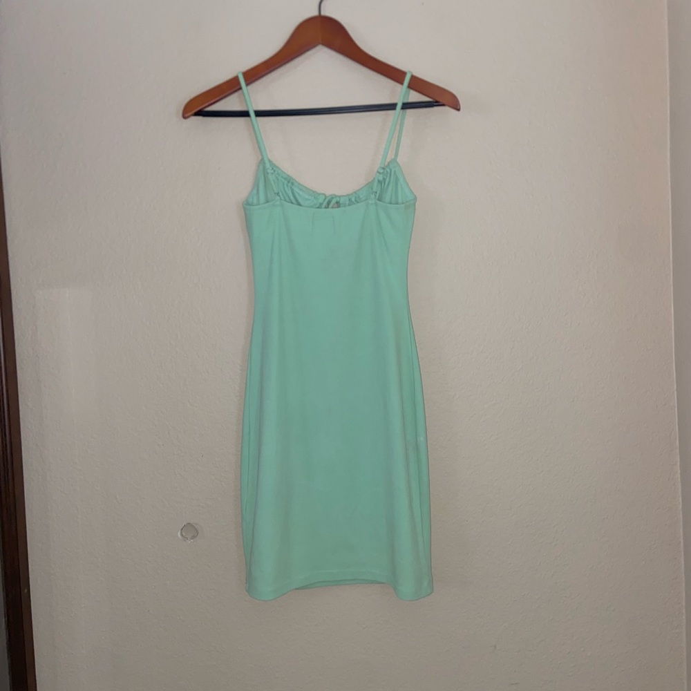 Green Princess Polly mini dress y2k bodycon street wear formal going out vibes - Picture 6 of 16